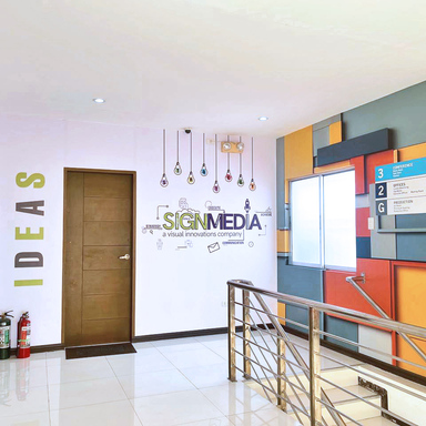 SMI Wall Mural with Signage